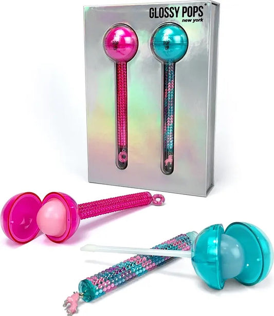 GLOSSY POPS, 2 PACK LIP BALM & LIP GLOSS SET