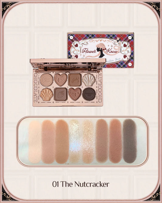 FLOWER KNOWS, CHOCOLATE WONDER-SHOP EIGHT-COLOR EYESHADOW PALETTE