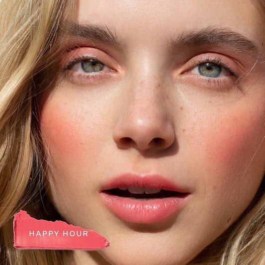 TOWER 28 BEAUTY, BEACHPLEASE LIP + CHEEK CREAM BLUSH