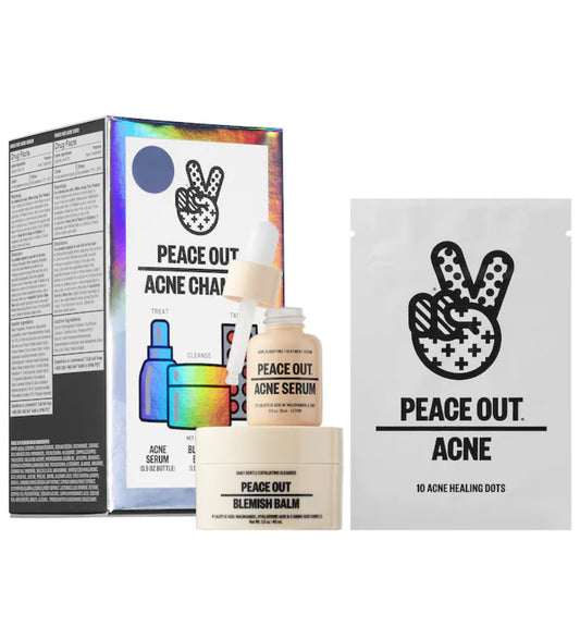 PEACE OUT, ACNE CHAMPS