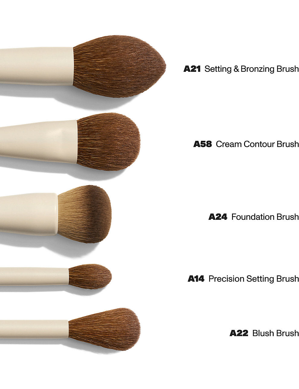 MORPHE Morphe x Ariel Face five-piece face brush set