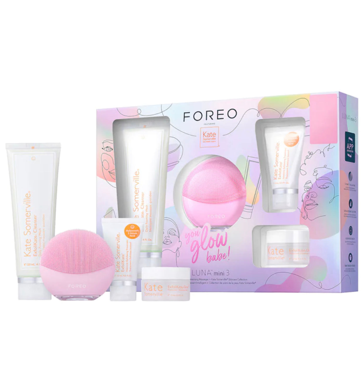FOREO, NEW RELEASE!!! YOU GLOW BABE SET FEATURING KATE SOMERVILLE