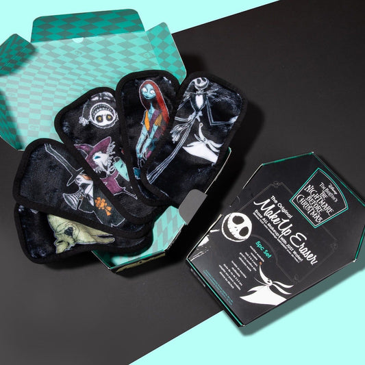 THE ORIGINAL MAKEUP ERASER, THE NIGHTMARE BEFORE CHRISTMAS MAKEUP REMOVER SET