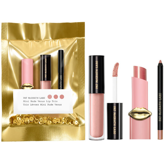 PAT McGRATH LABS Mini Lip Shine Trio: Nude Venus