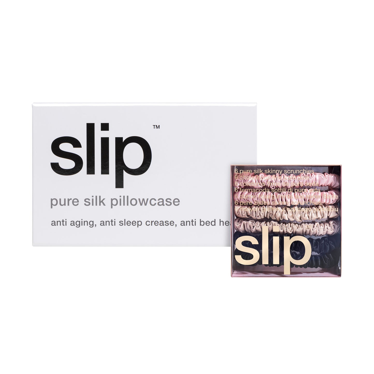 Slip Silk Pillowcase + Small Slipsilk Scrunchies