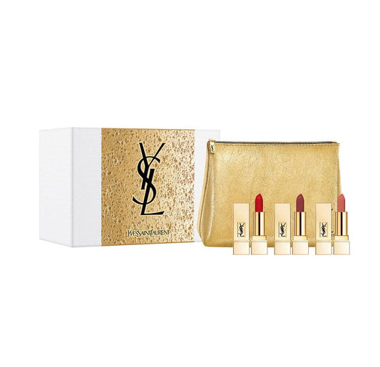 YSL, TRAVEL SIZE ROUGE PUR COUTURE LIPSTICK TRIO