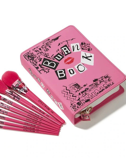 SPECTRUM, MEAN GIRLS BURN BOOK BAG AND BRUSHES BUNDLE