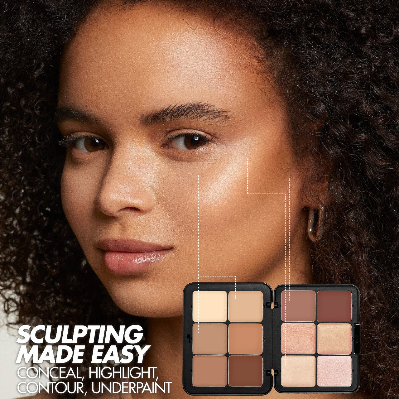 MAKE UP FOR EVER HD Skin Cream Contour and Highlight Sculpting Palette