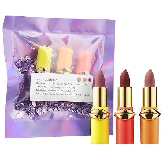 PAT MCGRATH LABS, MINI MATTE TRANCE LIPSTICK TRIO