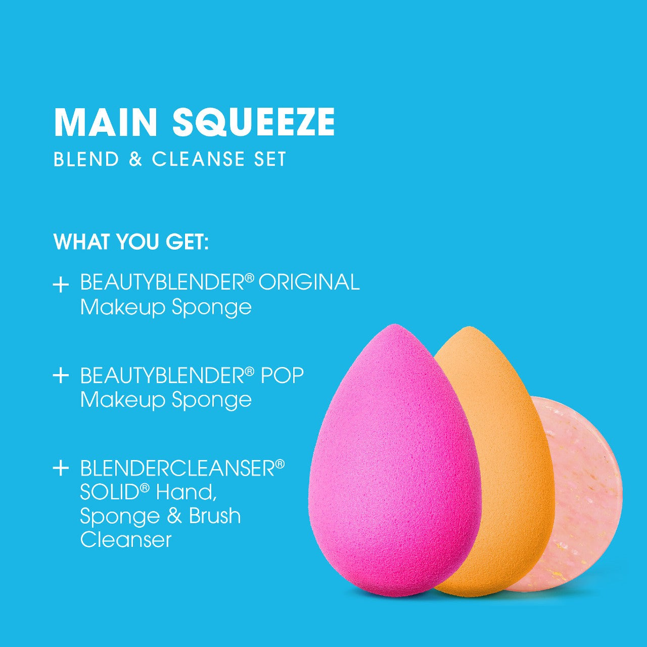 beautyblender Main Squeeze Beauty Sponge and Cleanser Set