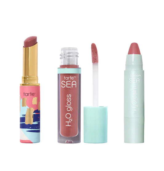 TARTE, SEA SALT LYFE MINI LIP BALM AND GLOSS SET