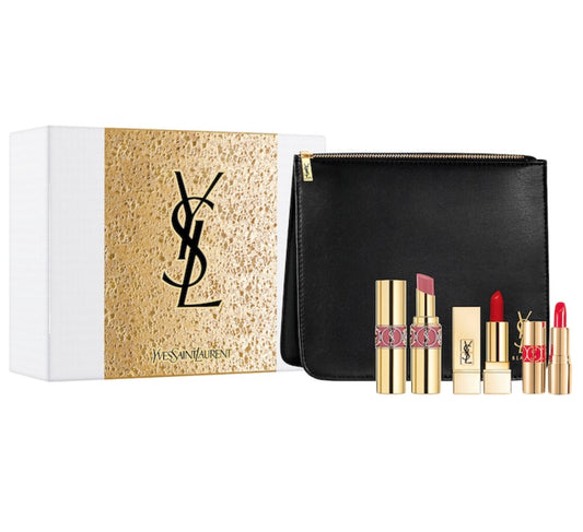 YVES SAINT LAURENT, KISS AND COUTURE LIPSTICK TRIO SET