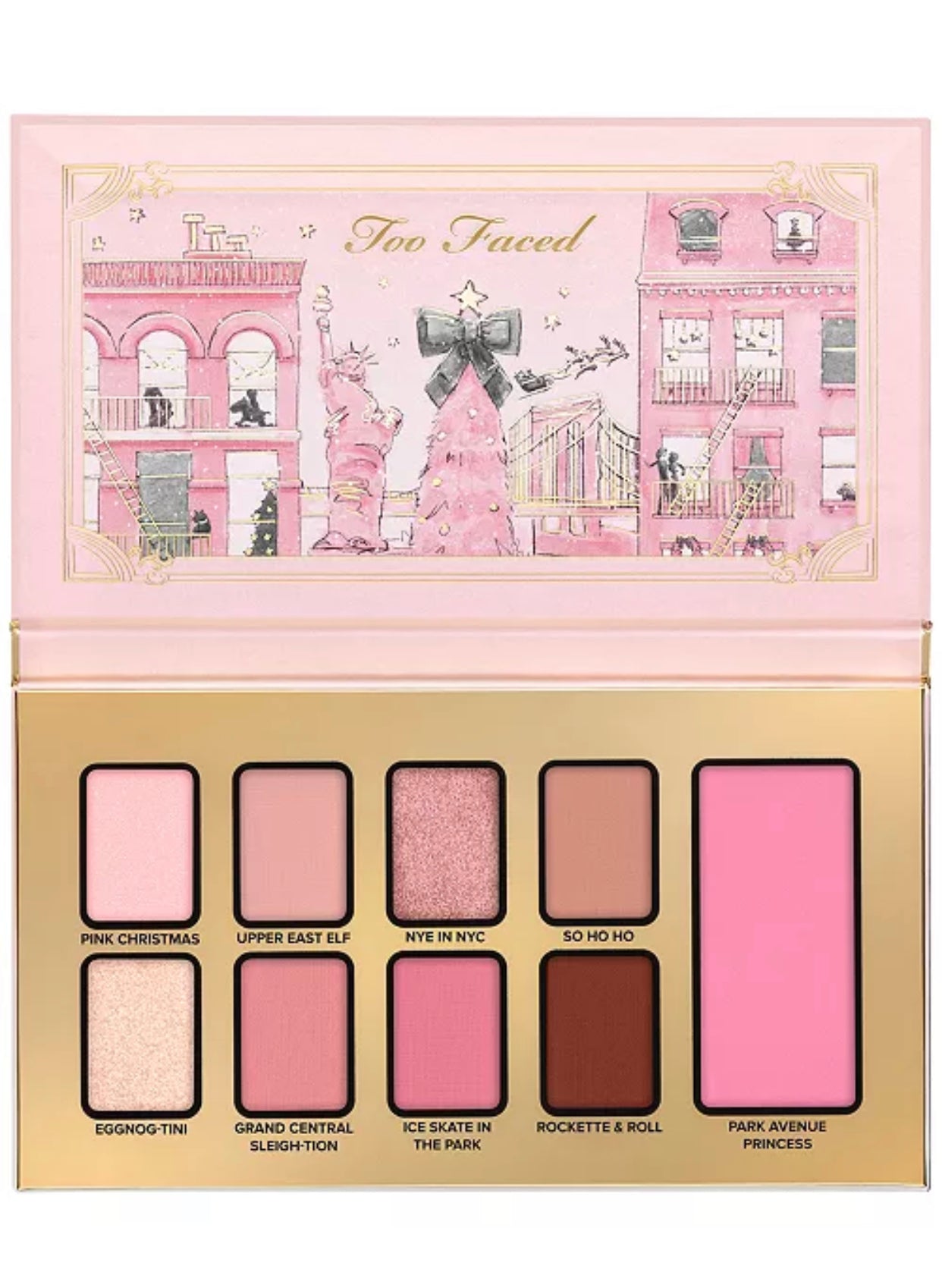TOO FACED, 4pc CHRISTMAS AROUND THE WORLD MAKEUP SET