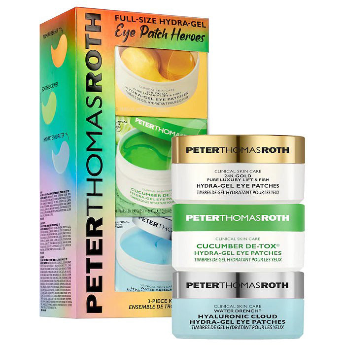 PETER THOMAS ROTH , FULL SIZE HYDRA GEL EYE PATCH HEROES 3 PIECE KIT