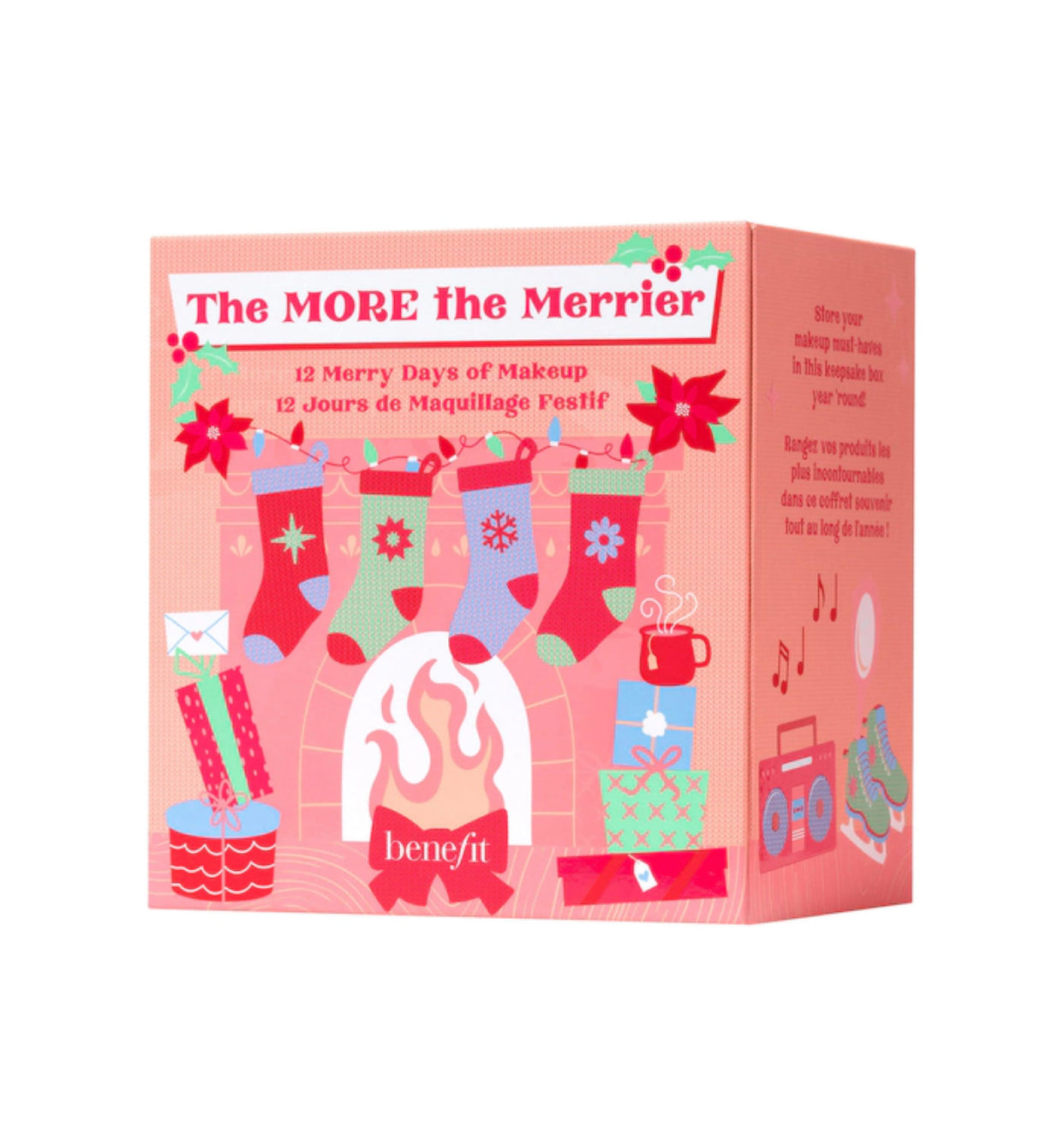 BENEFIT COSMETICS, NEW RELEASE!!! THE MORE THE MERRIER MAKEUP HOLIDAY ADVENT CALENDAR SET