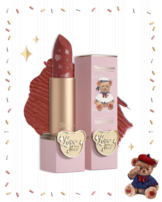 FLOWER KNOWS, LOVE BEAR MATTE LIPSTICK