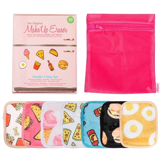 THE ORIGINAL MAKEUP ERASER, FOODIE MAKEUP ERASER 7 DAY SET