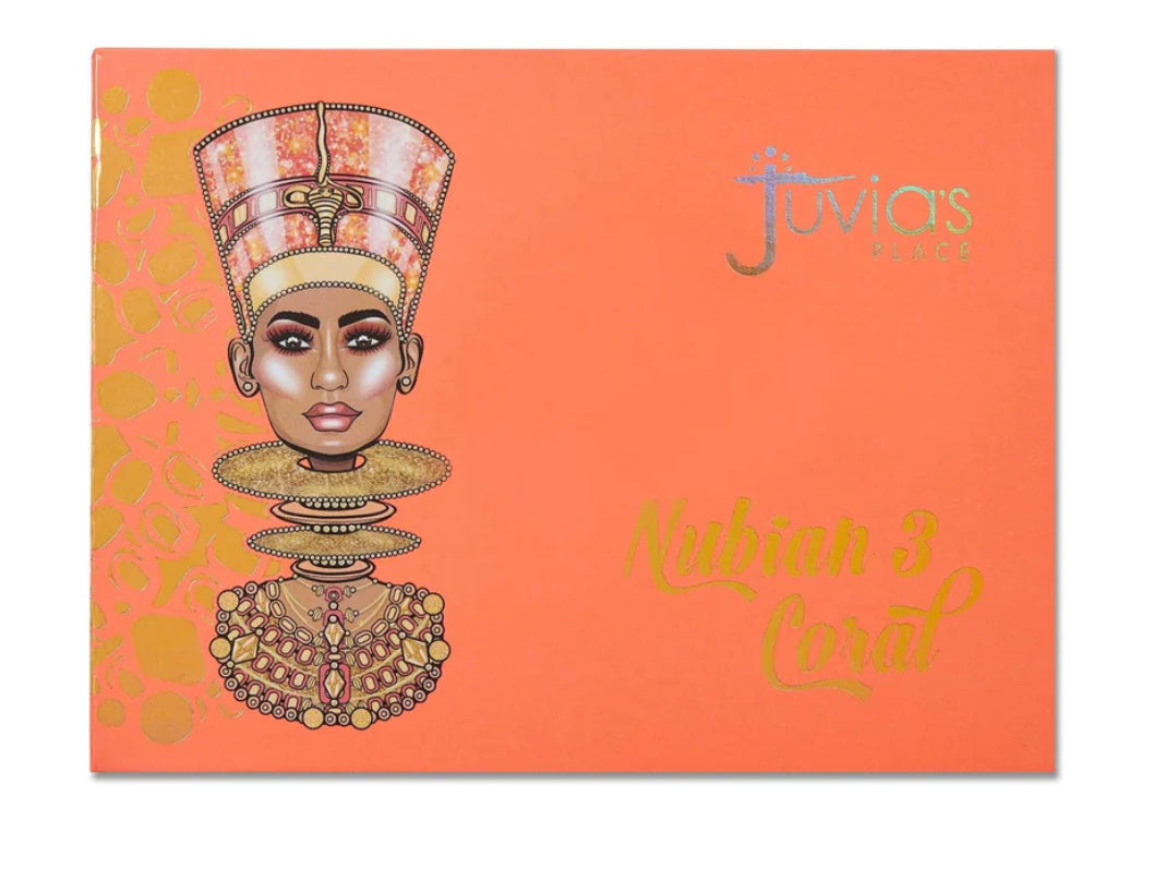JUVIAS PLACE, la paleta de sombras de ojos Nubian 3 Coral