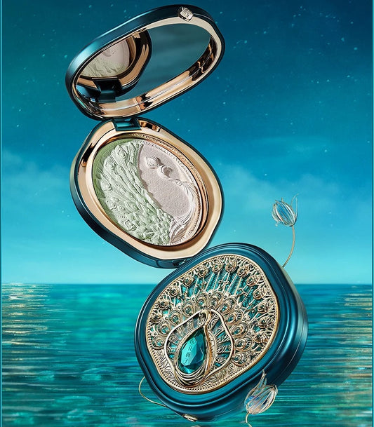 FLORASIS, FAIRY PEACH BLOSSOM PRESSED POWDER, IMPRESSION OF DAI