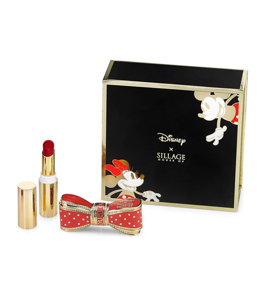 HOUSE OF SILLAGE, MINNIE MOUSE BOW LIPSTICK CASE SET
