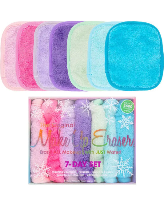 MAKEUP ERASER, LET IT SNOW 7 DAY MAKEUP ERASER SET