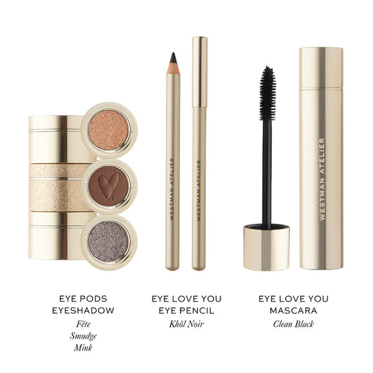 Westman Atelier The Eye Love You Limited Edition Eye Shadow, Eye Liner and Mascara Holiday Gift Set