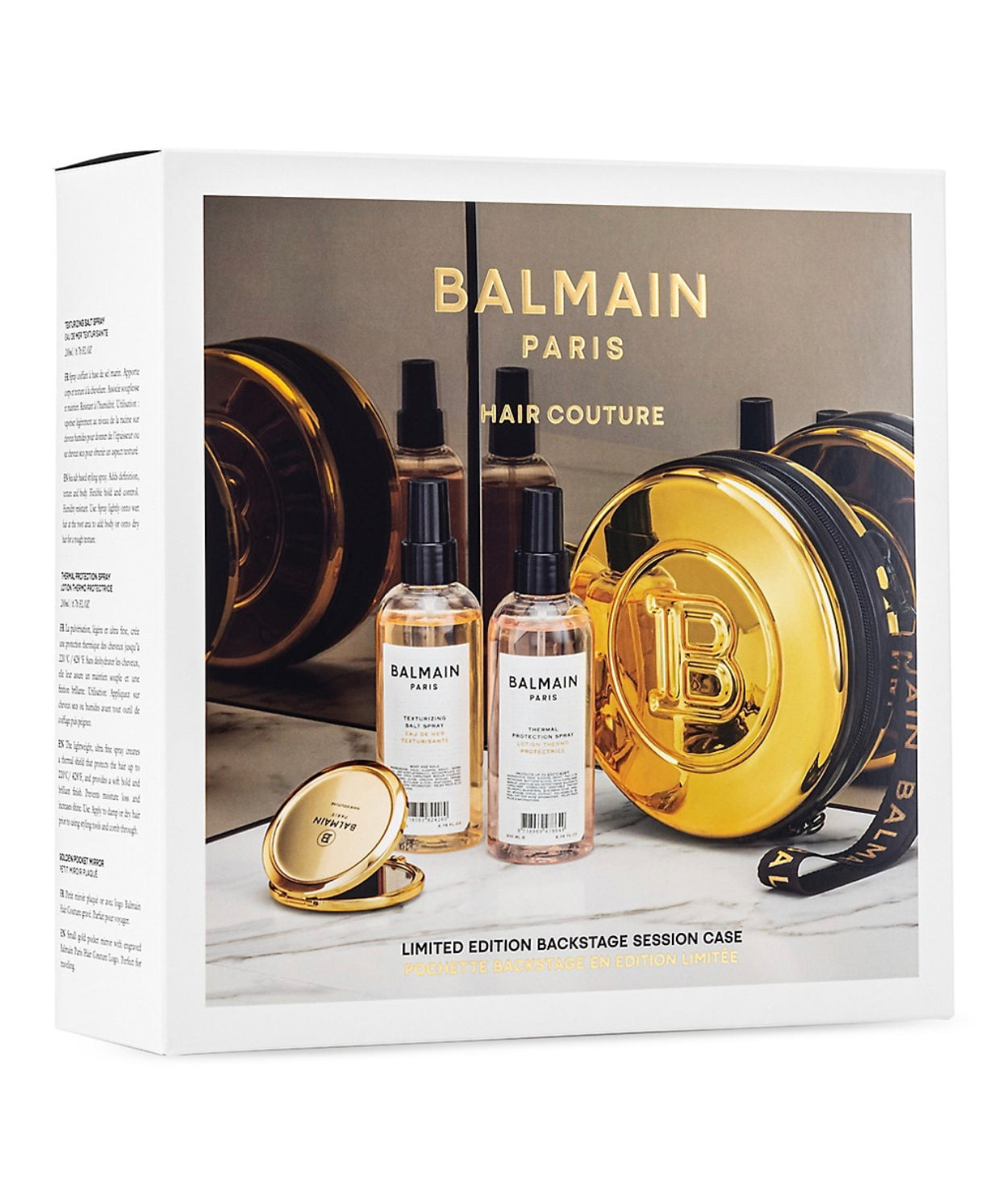 BALMAIN HAIR COUTURE, FALL/WINTER 2021 LIMITED EDITION COLLECTION POUCH SET