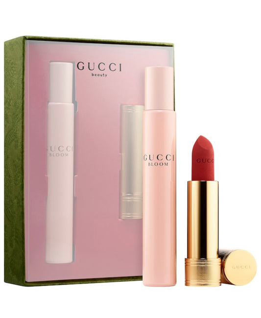 GUCCI, BLOOM PERFUME AND LISPTICK GIFT SET