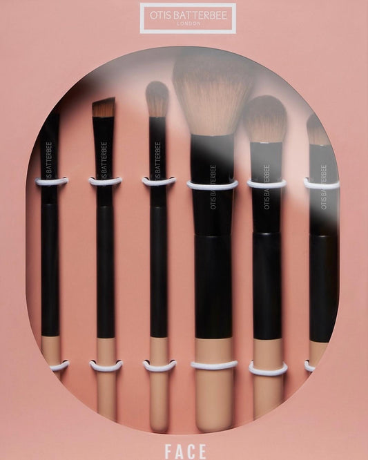 OTIS BATTERBEE, THE TOTAL FACE MAKEUP 6pc BRUSH SET