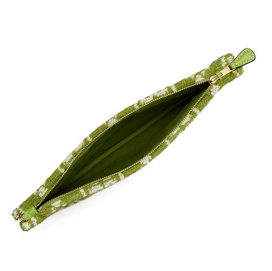 Tory Burch Terry Monogrammed Cosmetic Case