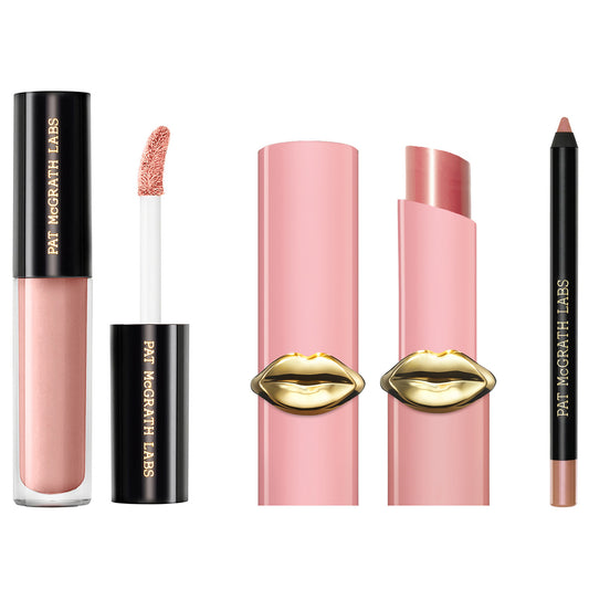 PAT McGRATH LABS Mini Lip Shine Trio: Nude Venus
