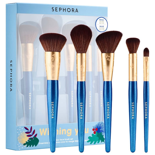 SEPHORA COLLECTION, WISHING YOU FACE BRUSH SET