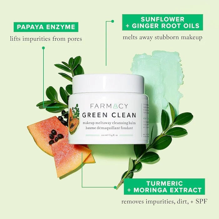 FARMACY, GREEN CLEAN MAKEUP REMOVING CLEANSING BALM
