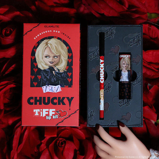 CHUCKY X GLAMLITE "TIFF" LIP KIT