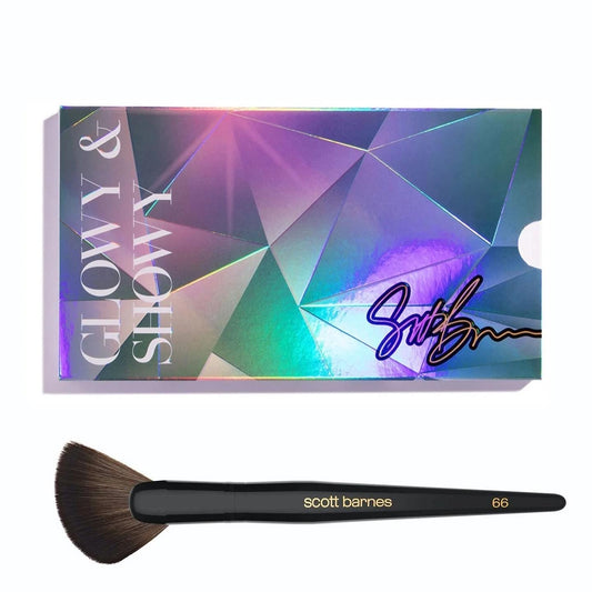 SCOTT BARNES, NEW RELEASE!!! GLOW DAHLING HIGHLIGHTER PALETTE AND BRUSH BUNDLE