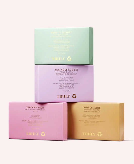 TRULY BEAUTY, EXFOLIATING BATH BARS