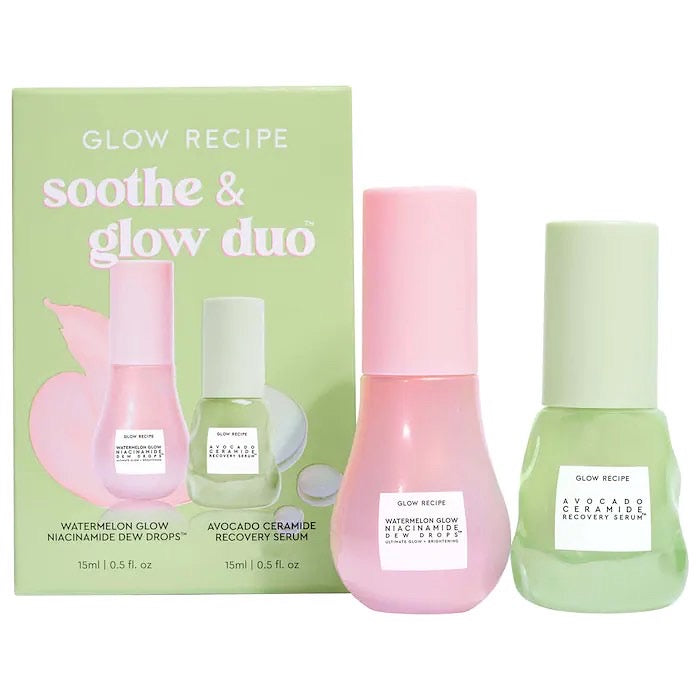 GLOW RECIPE, SOOTHE AND GLOW SKIN SET