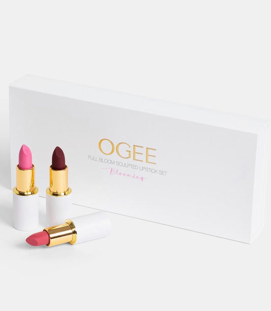 OGEE, FULL BLOOM SCULPTED LIPSTICK SETS