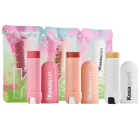 KOSAS, KOSASPORT LIPFUEL HYALURONIC ACID LIP BALM SNACK PACK SET