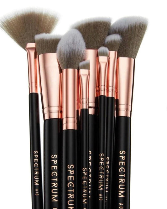 SPECTRUM, BLACK MARBLE 8pc BRUSH SET