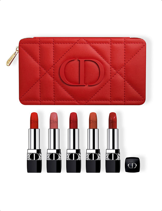DIOR, Set de regalo de la colección de lápices labiales recargables Dior Rouge Dior Couture Color