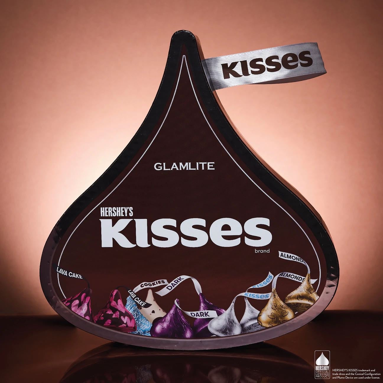 GLAMLITE, HERSHEYS KISSES X GLAMLITE PR BOX COLLECTION (LIMITED EDITION)