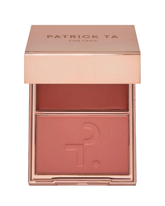 PATRICK TA, MAJOR BEAUTY HEADLINES DOUBLE TAKE CREME & POWDER BLUSH