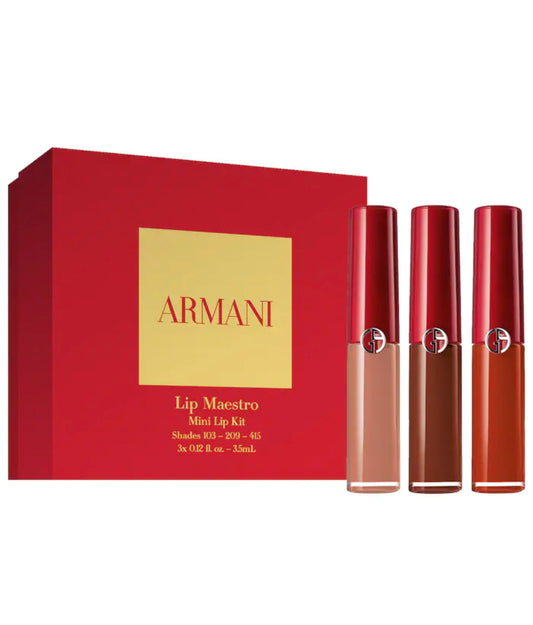 ARMANI BEAUTY, MINI LIP MAESTRO TRIO SET