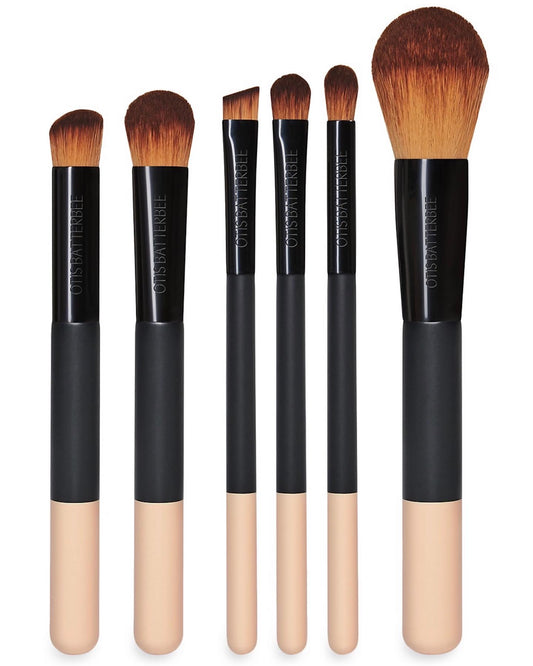 OTIS BATTERBEE, THE TOTAL FACE MAKEUP 6pc BRUSH SET