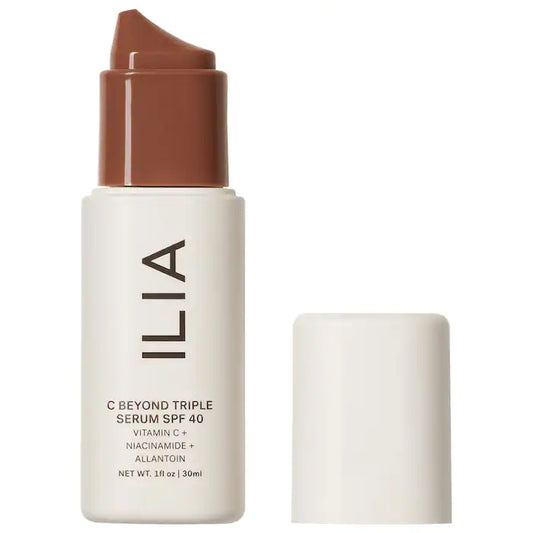 ILIA, C BEYOND TRIPLE SERUM SPF 40 MINERAL SUNSCREEN WITH VITAMIN C 10% + NIACINAMIDE