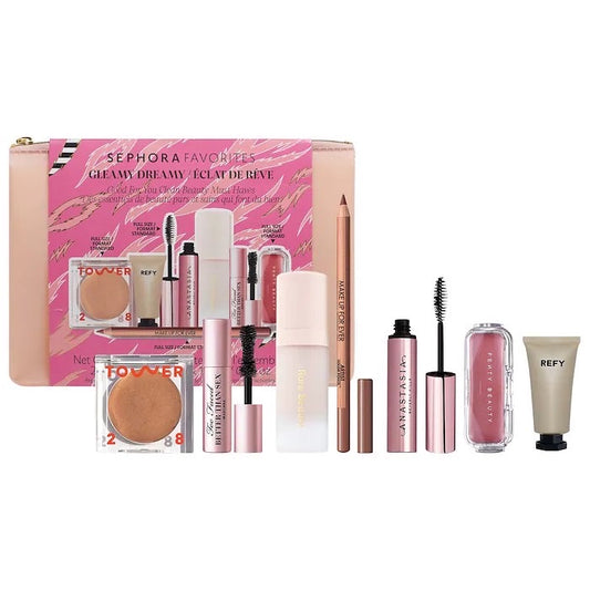 SEPHORA FAVORITES, GLEAMY DREAMY ALL OVER FACE MAKEUP SET