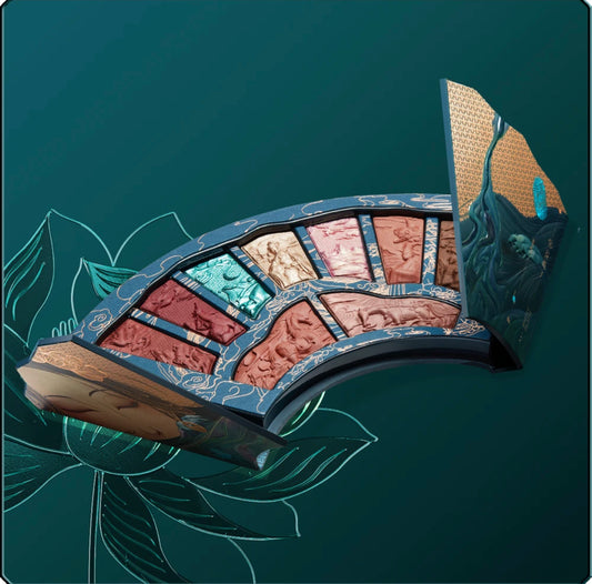 FLORASIS, FLORAL ENGRAVING ODEY MAKEUP PALETTE