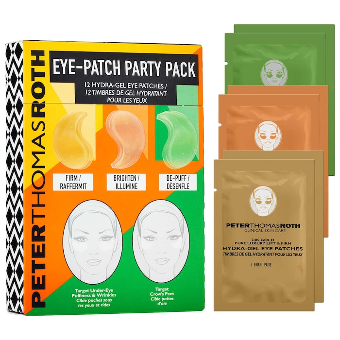 Peter Thomas Roth Eye-Patch Party Pack 12 Hydra-Gel Eye Patches