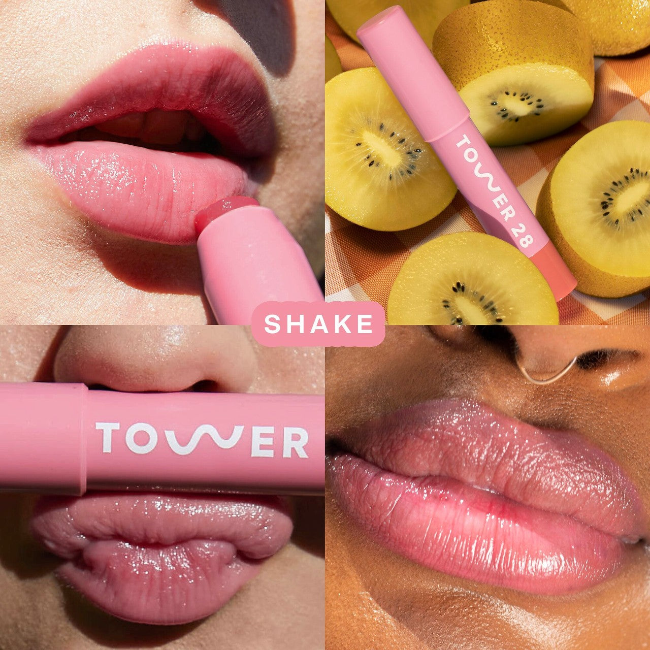 Tower 28 Beauty, JuiceBalm Vegan Tinted Lip Balm